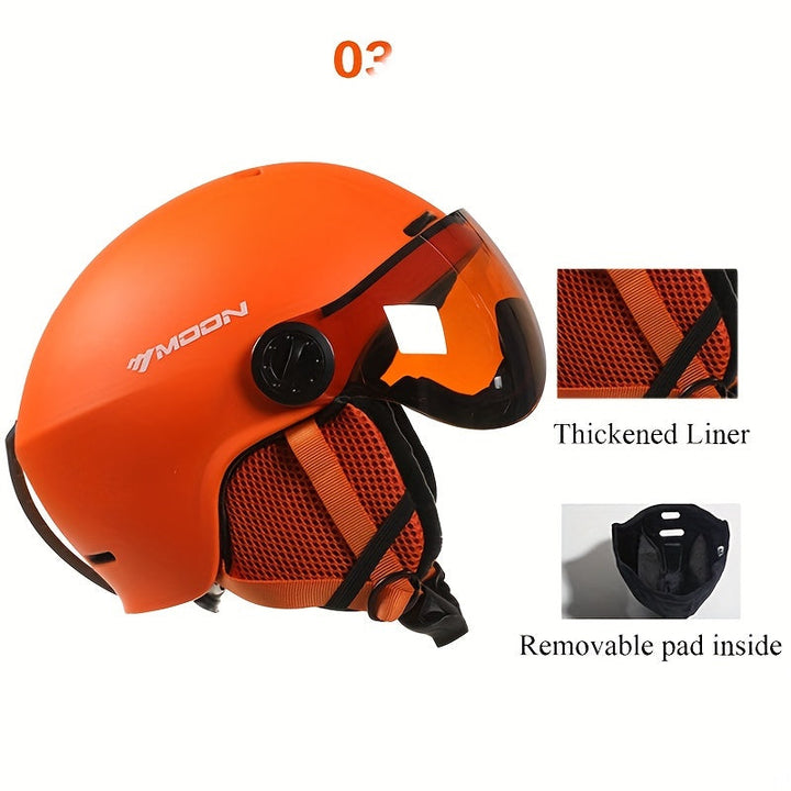 Hochwertiger Skihelm mit Abnehmbaren Teilen – sicher and komfortabel für Outdoor-Aktivitäten