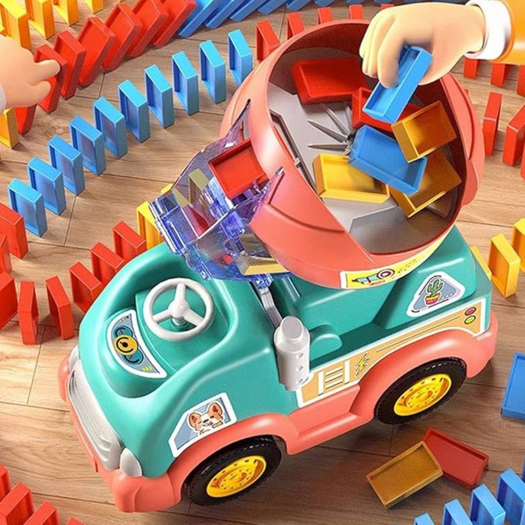 ColorDash Truck - Automatisk dominobrikkelegger Skanto