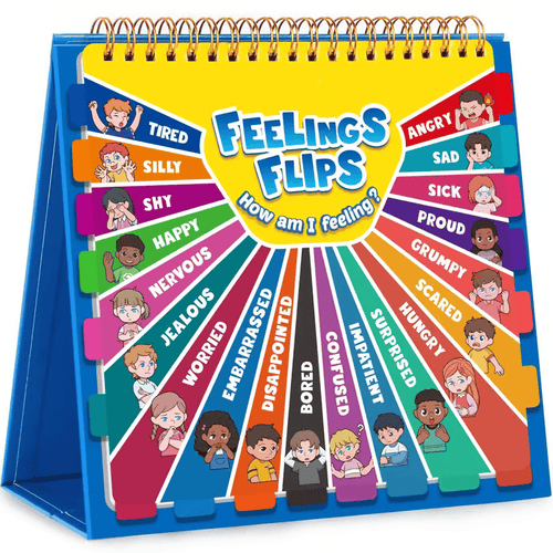 Skanto | Barnas Følelser og Emosjoner Bok – En Morsom Flipbok for Emosjonell Bevissthet!