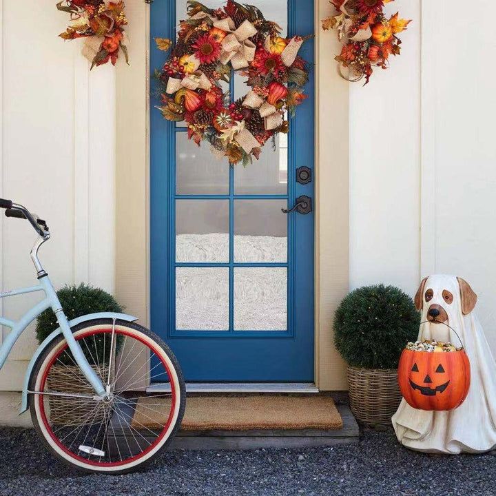 Skanto | Pumpkin Puppy Harz Hagepynt