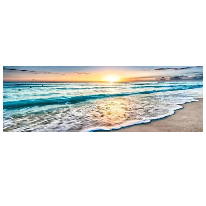 Mountain Lake Forest Wilderness Wall Art Large Format Canvas Prints Wide Landscape Above Sofa or Bed | Skanto