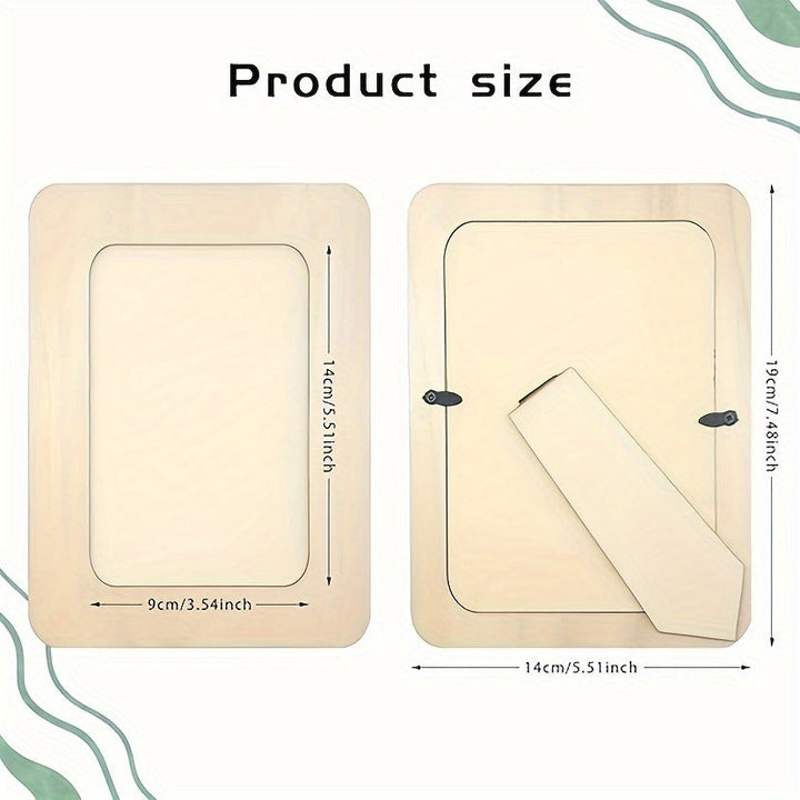CreativeFrame – Sett med 10 DIY fotorammer Wood Skanto