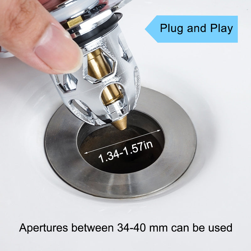 Press-Pop Vask Drenering Stopper | Skanto