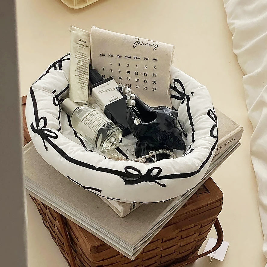 Ribbon Stripe Basket | Skanto