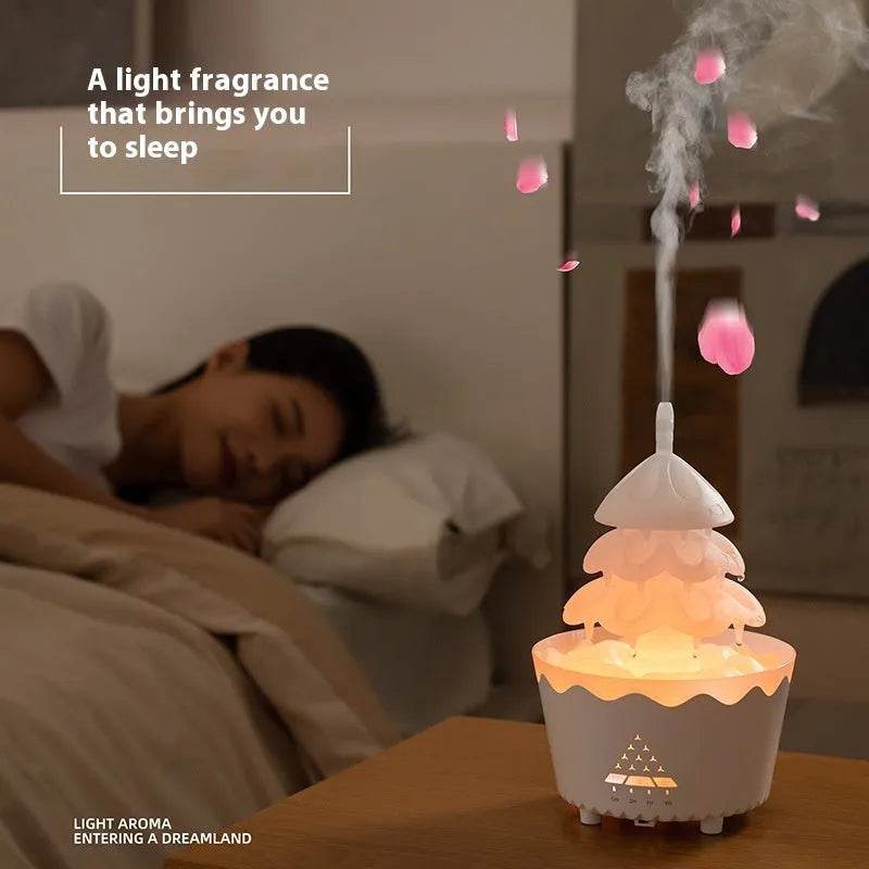 Skanto | 2025 Nytt Design Essensielt Olje Aroma Diffusor Husholdnings Stille Liten Fjernkontroll Fuktighetskrem Passer For Hjem Julgave