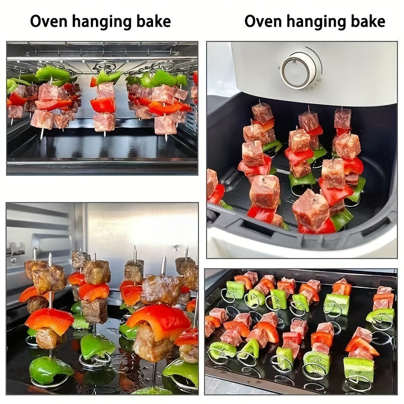 Skanto | GrillMeisterX Turbo Spyd — Perfekte, saftige spyd uten vridningsstress for din ultimate grillfest (10 deler)