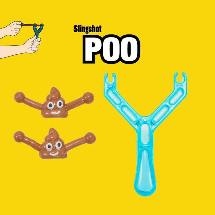 Norvo | Sticky Poop Slingshot | Stimulerer kreativ lek og hånd-øye koordinasjon - Spill og lær moro