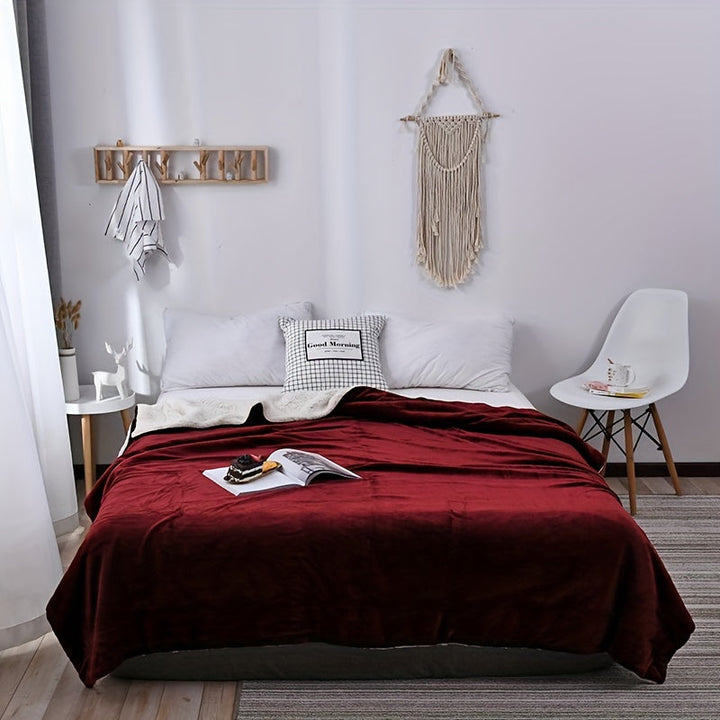 LuxeFlannel – Dobbelt-sidig Sherpa Teppe for Ultimat Komfort Skanto