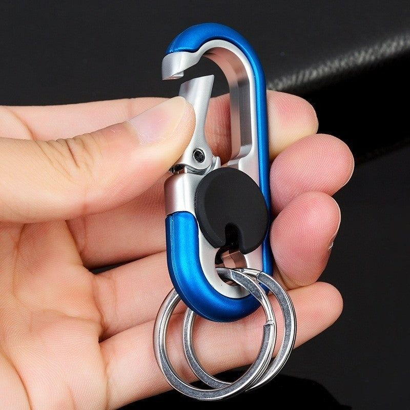 Mini Organizer i Rustfritt Stål Nøkkelring | Skanto