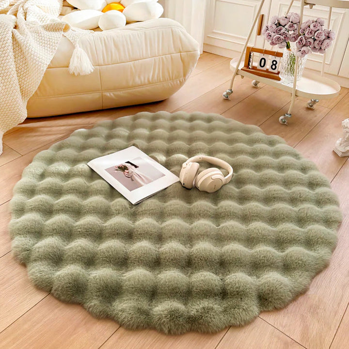 Skanto | Nordisk Rund Plush Gulvmatte