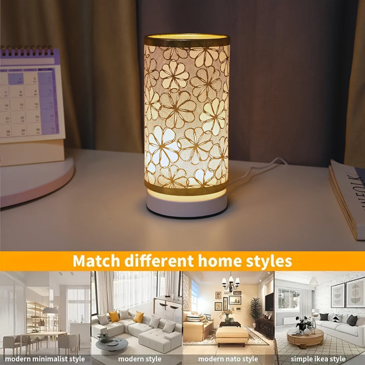 ModernLicht – Opplyst USB Bordlampe i Sylinder Skanto