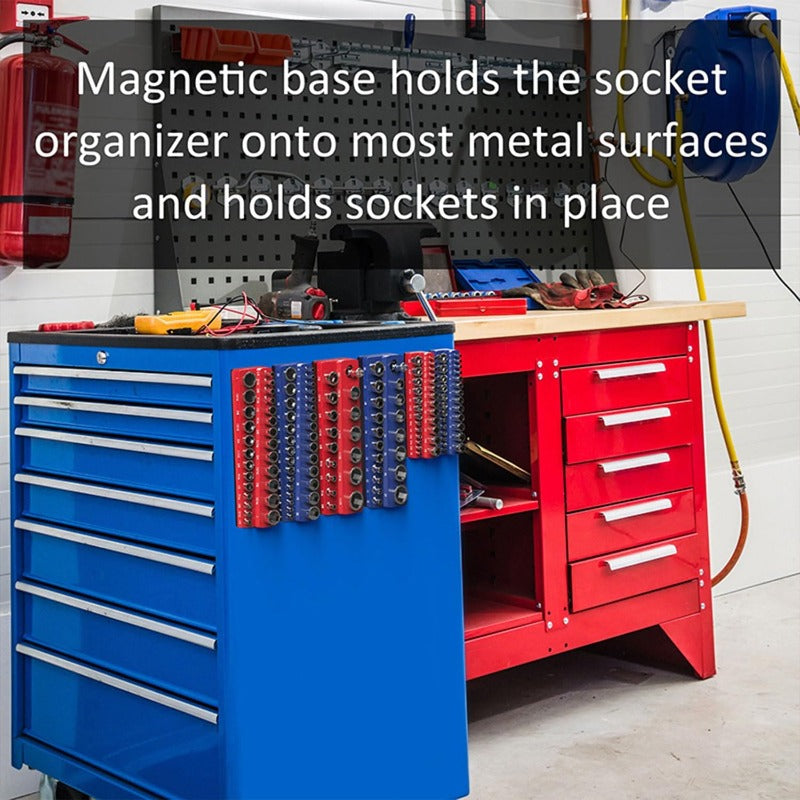 Heavy-Duty Magnetisk Socket Organizer Skanto