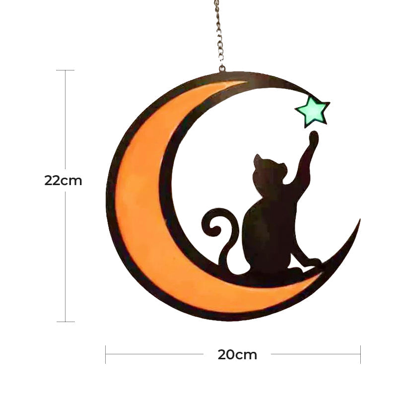 Skanto | Moon Black Cat Dekorasjoner