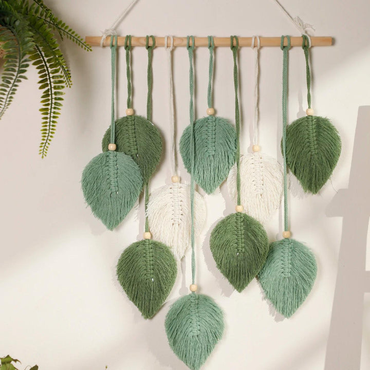 Skanto | Boho Makramee Blad Tapisseri