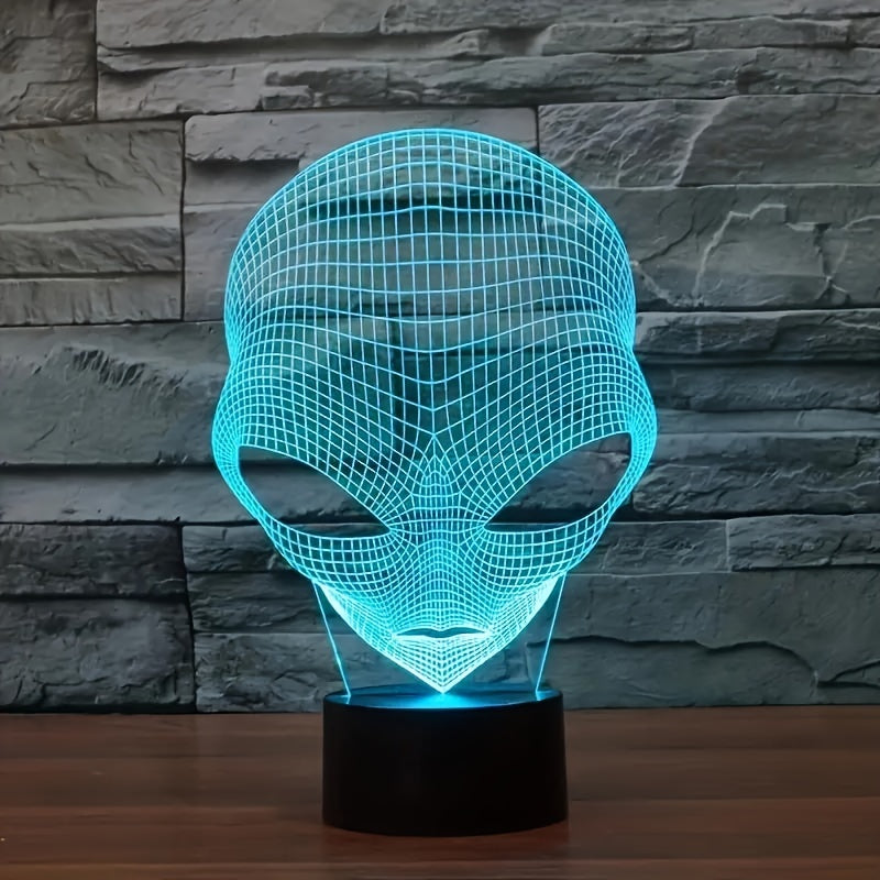 Skanto | AstroLight – 3D-alienlampe med LED fargebelysning og berøringskontroll