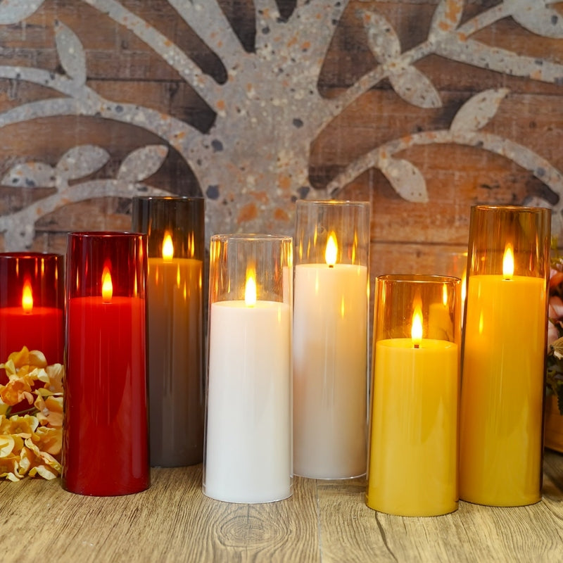 Skanto | HolidaySpark - 5 LED Uten Flamme Stearinlys for Festlig Stemning