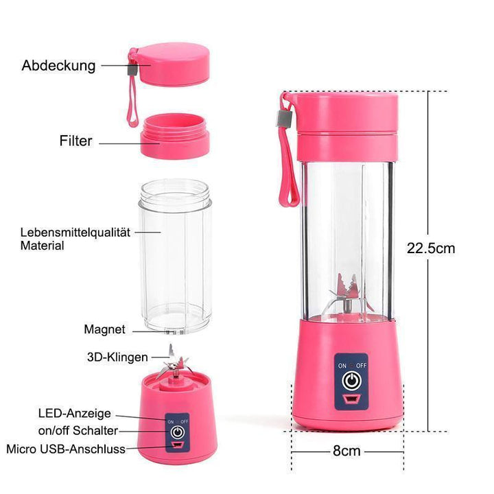 Bærbar USB elektrisk juicepresse | Skanto