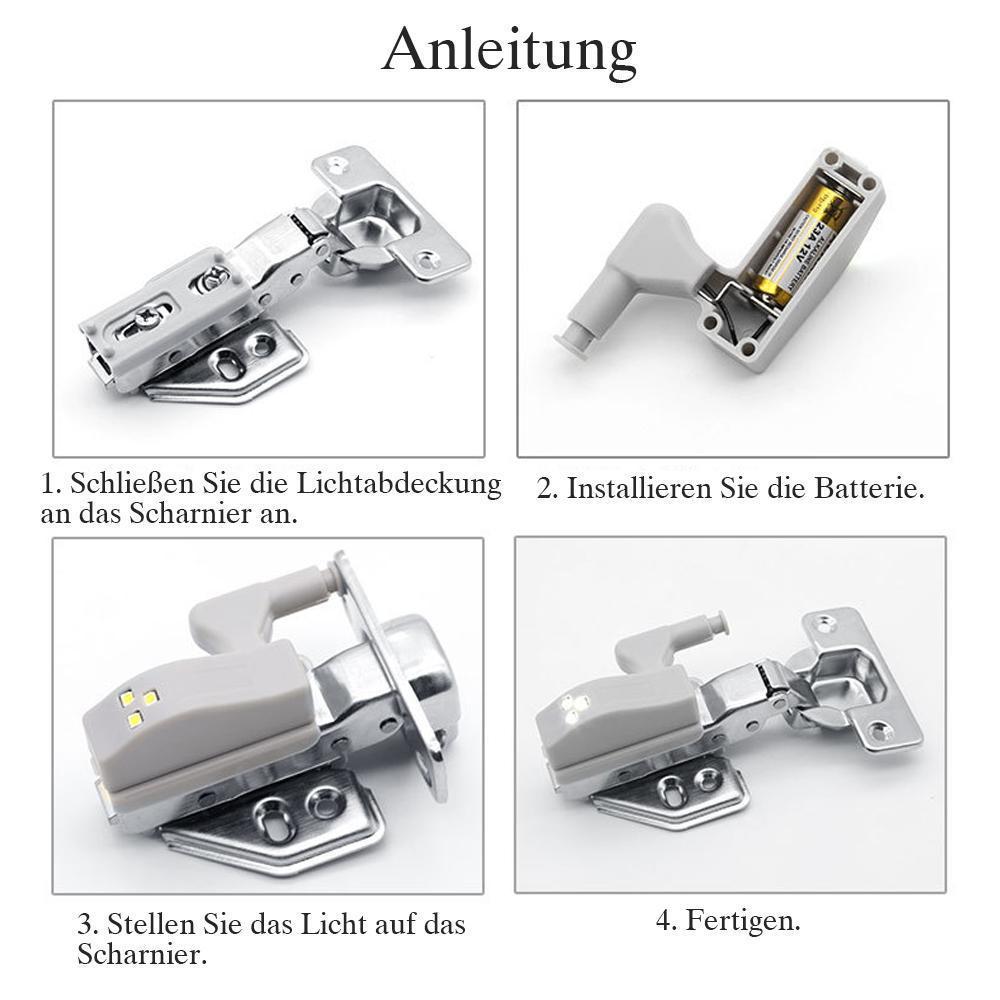 Bequee Super Bright LED Hengsel Lys (10 Stykker) | Skanto