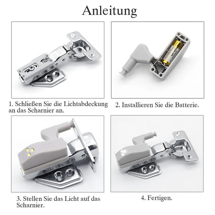 Bequee Super Bright LED Hengsel Lys (10 Stykker) | Skanto