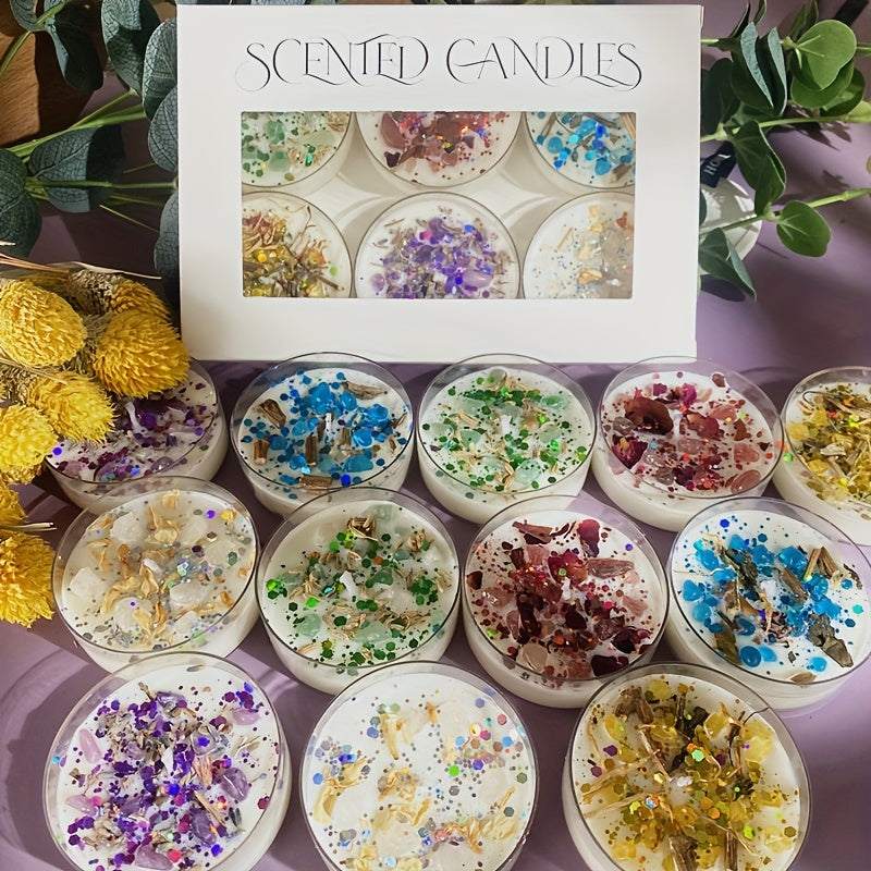 Skanto | ScentedGem - Luksuriøse krystall-infuserte blomsterlys