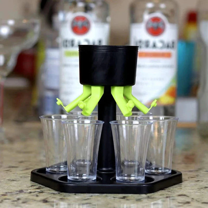 6 Shot Glass Dispenser Likør Drikkeverktøy Bar Tilbehør | Skanto