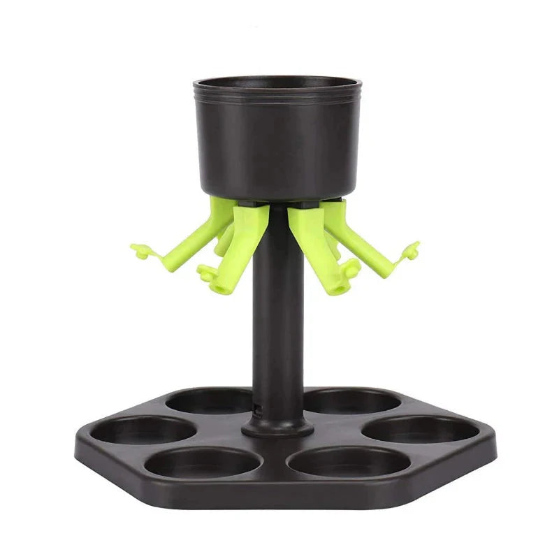 6 Shot Glass Dispenser Likør Drikkeverktøy Bar Tilbehør | Skanto