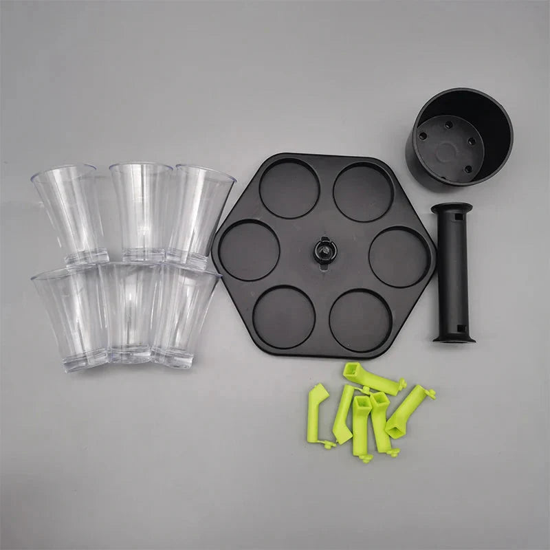 6 Shot Glass Dispenser Likør Drikkeverktøy Bar Tilbehør | Skanto