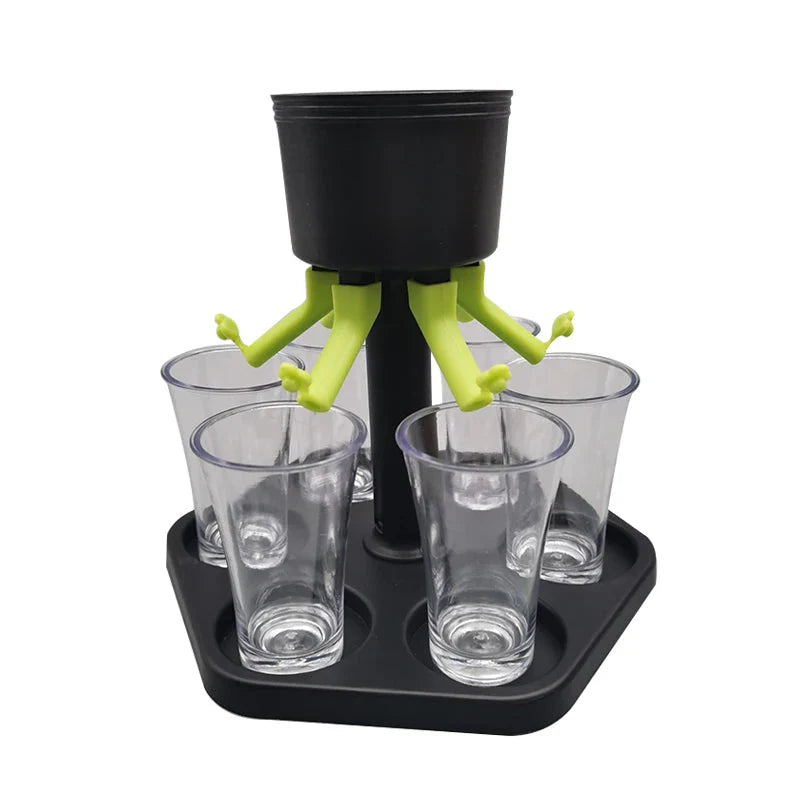 6 Shot Glass Dispenser Likør Drikkeverktøy Bar Tilbehør | Skanto