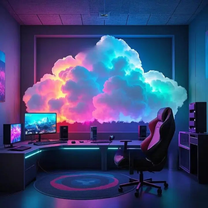 Skanto | LED Cloud Magic Light — Fordyp deg i magisk ro og fortryllende øyeblikk av velvære