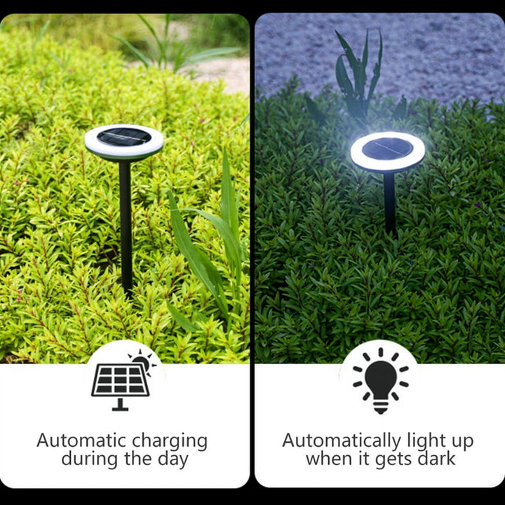 Skanto | Solenergi Hagebelysning med Fargeendring – LED Bakke Spots for Utendørs og Hage