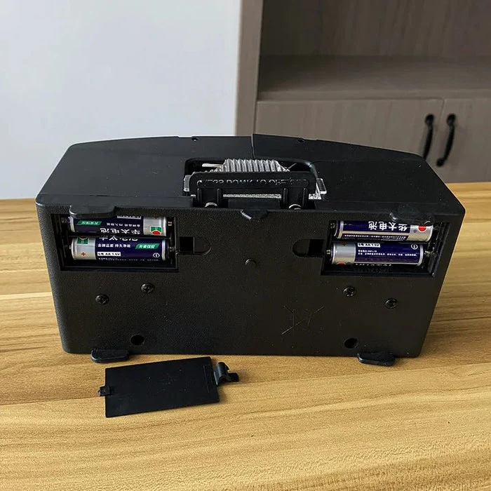 Skanto | Automatisk Spillkortblander – Perfekt for 2/4/6 Deck, Elektrisk Spillkortblander for Poker