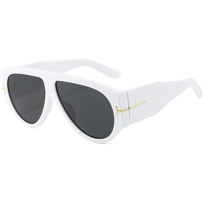 Oversized UV400 Aviator Solbriller Skanto