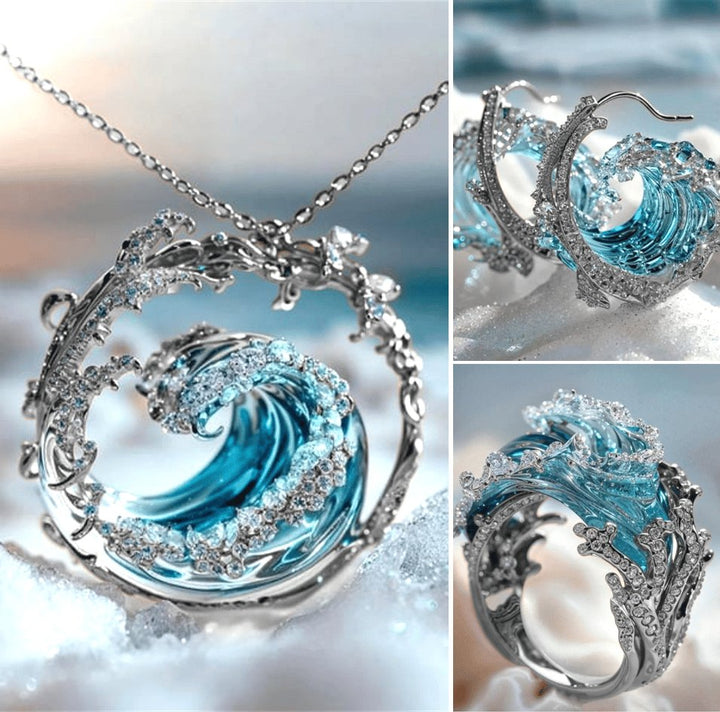 OceanSpirit Necklace - Elegant maritim halskjede i gull/sølv Skanto
