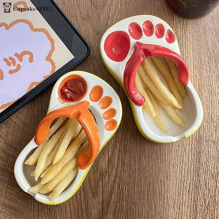 Skanto | Keramisk Flip Flop Matserveringsbolle