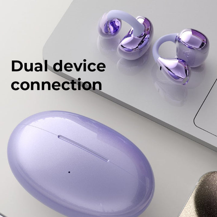 Skanto | AI Oversettelse Åpen Øre Klipp Bluetooth Hodetelefoner