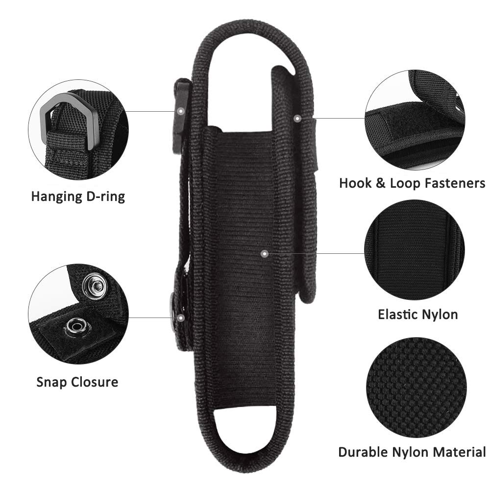 Skanto | Xtar 2-Pack Lommelykt Batteri Pouch Holster For 6.5"-8" Lommelykter Kompatibel Med Fenix & Sure