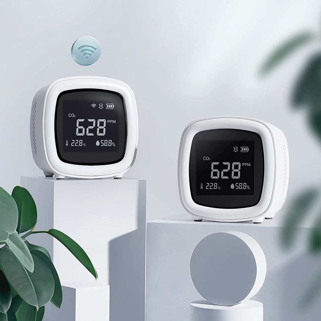 INKBIRD WiFi 3-i-1 Innendørs CO2 Detektor IAQM-068W | Skanto