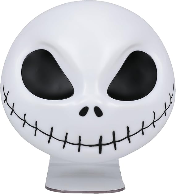 Skanto | Halloween Jack Skellington Nattlampe – Fargerik Anime Figur Lampe Ornament fra The Nightmare Before Christmas Festdekorasjon