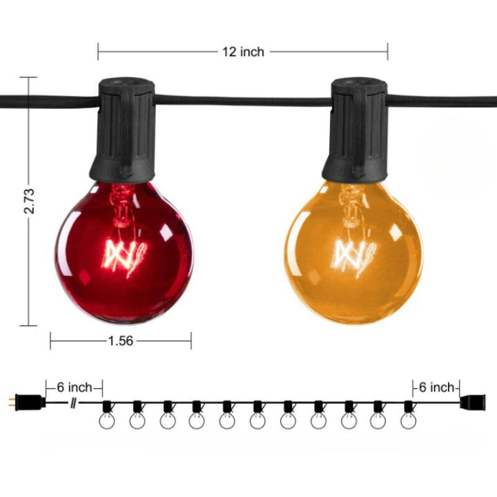 Skanto | Royaleva Utendørs Dimmable Lyslenker - 20 fot LED Ambient Belysning