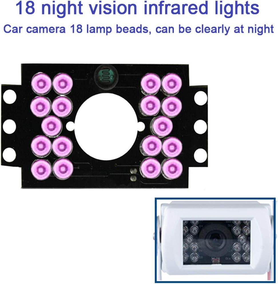 Skanto | Truck Backup Camera 12V/24V med 18 LED IR Nattlys IP68