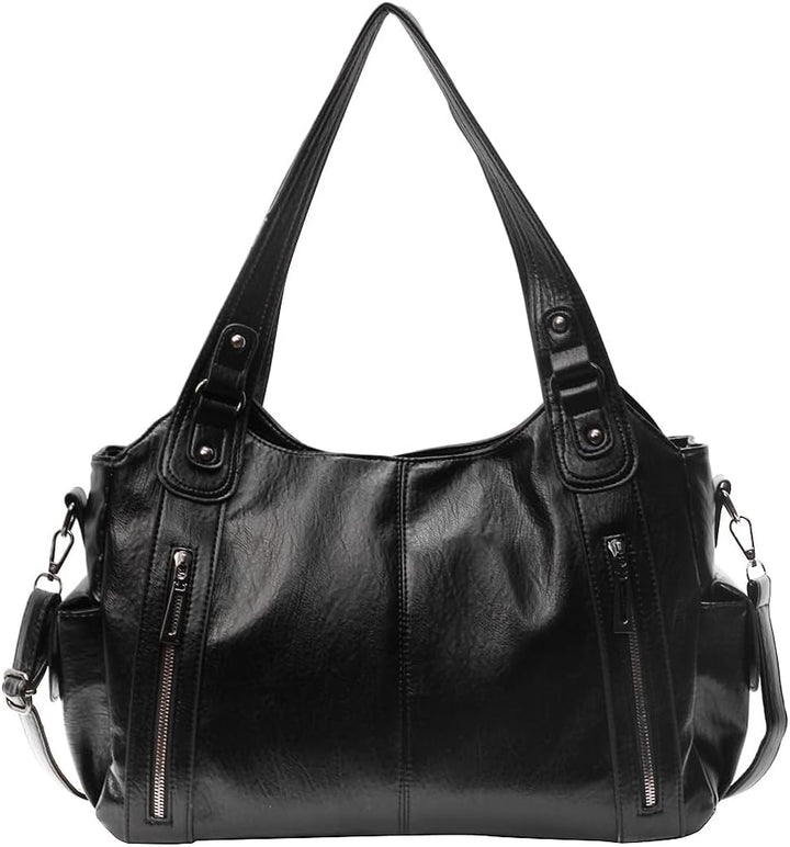 Skanto | Vegansk Lær Slouchy Hobo Bag
