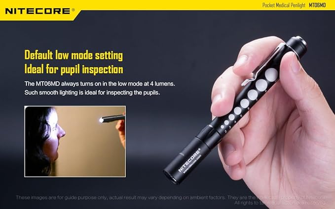 Nitecore MT06MD Penlight for Helsepersonell – 180 Lumen, CRI 90+