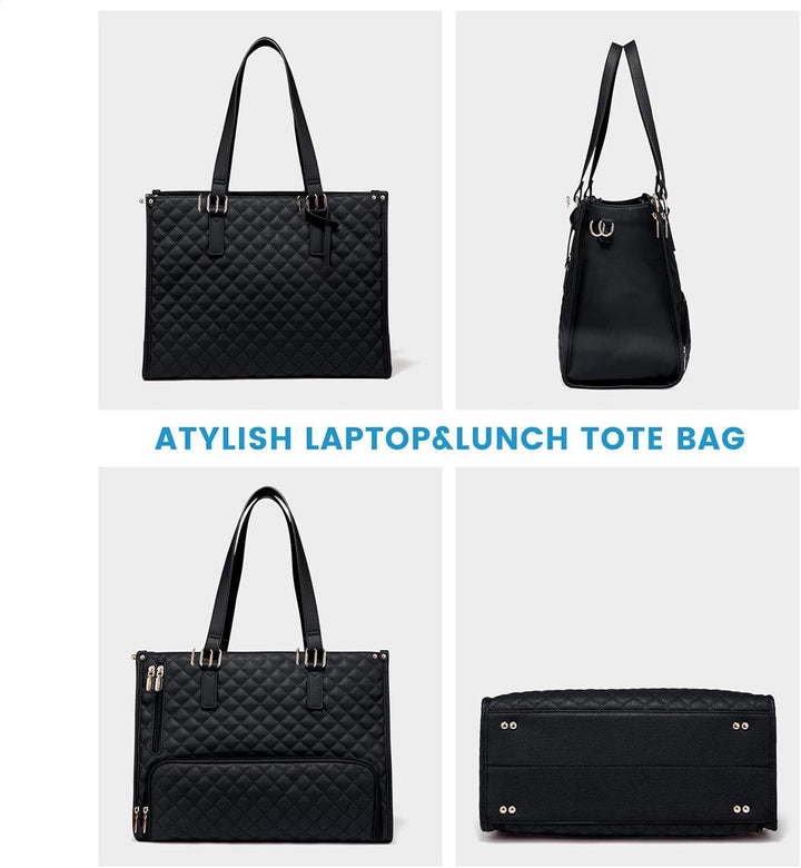 2-i-1 Isolert Lunsj- og Laptop Tote for Arbeid og Reise | Skanto
