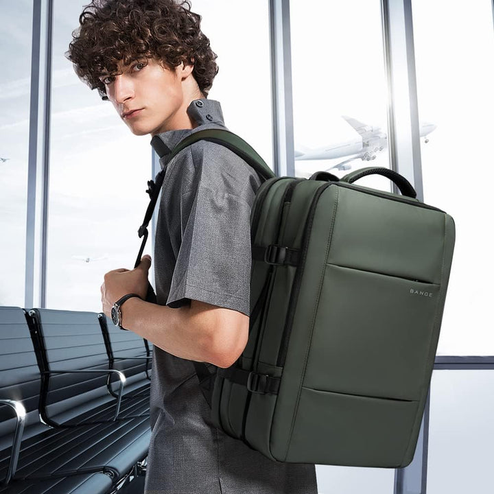 Utvidbar 26–45L Vanntett Reise Ryggsekk med Laptoplomme & Duffelbærer | Skanto