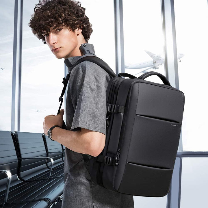 Utvidbar 26–45L Vanntett Reise Ryggsekk med Laptoplomme & Duffelbærer | Skanto