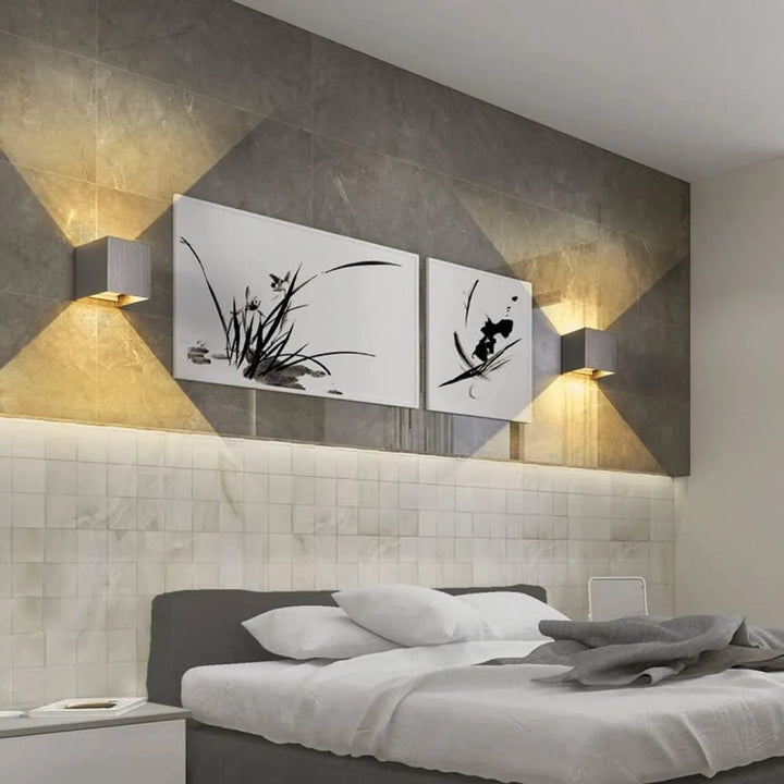 Skanto | Moderne vegglampe med subtil og raffinert glød