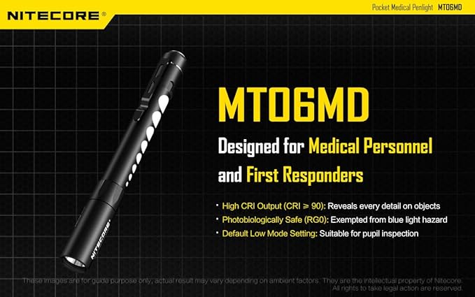 Nitecore MT06MD Penlight for Helsepersonell – 180 Lumen, CRI 90+