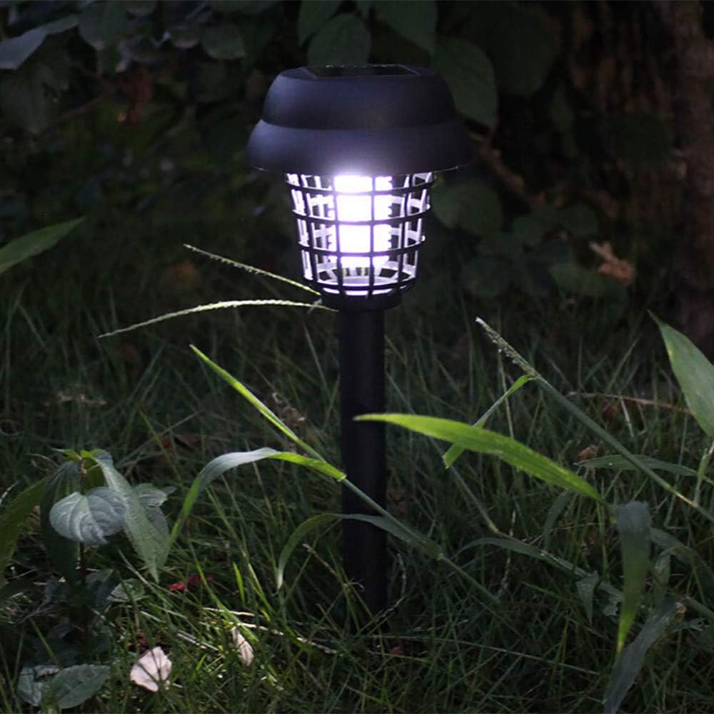 Skanto | Sol Insektdreper med LED Lys – Vanntett Hagebelysning for Myggavvisning