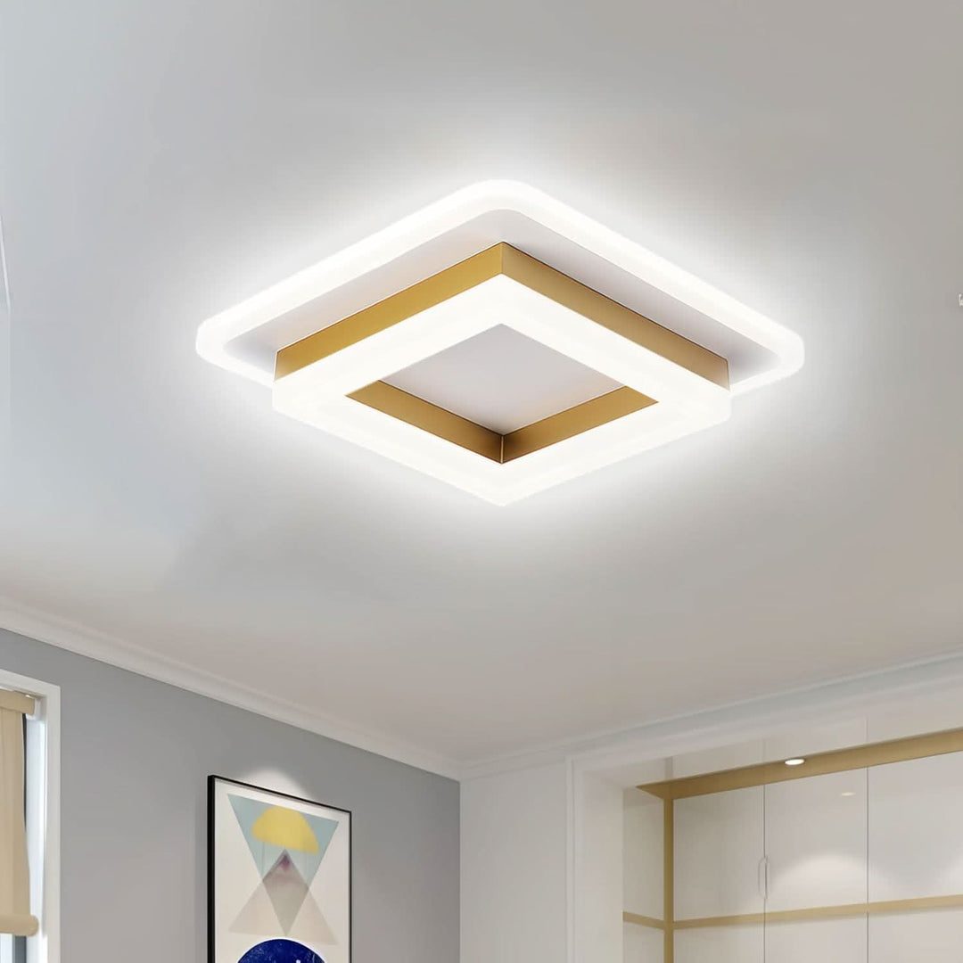 Skanto | Firkantet LED Taklampe for Moderne Interiører