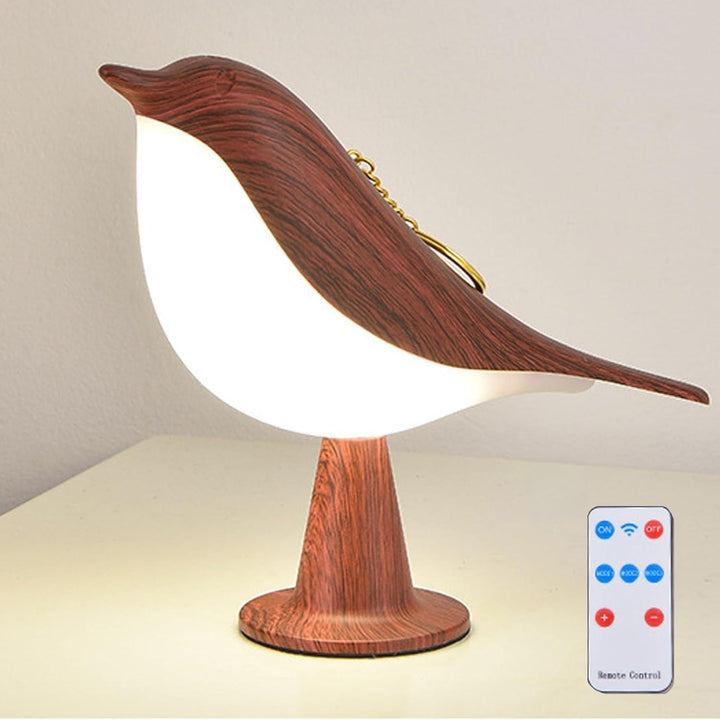 Skanto | Moderne Tre LED Bordlampe Fugl Design